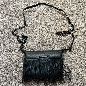 Rebecca Minkoff Phone Case Fringe Cross Body Purse